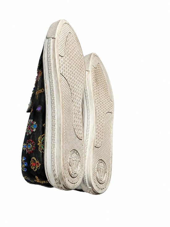 Versace Jewel Print Slip-On Sneakers Men’s Size 10 main image 4